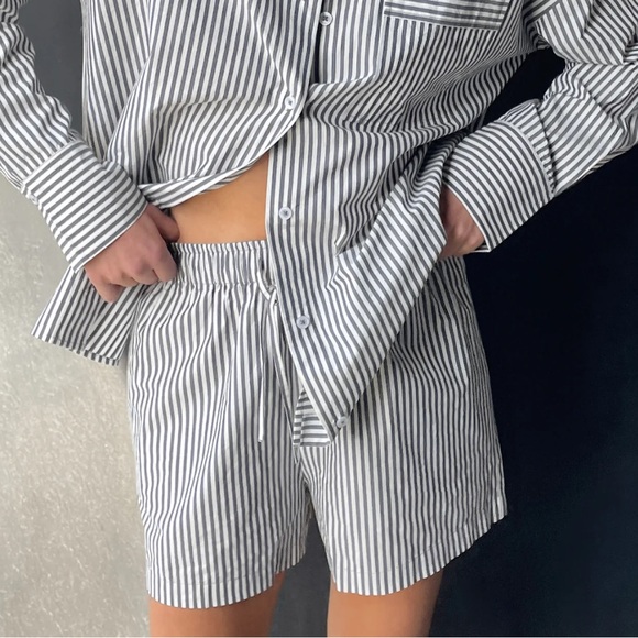 Striped blue boxer shorts - Picture 2 of 5